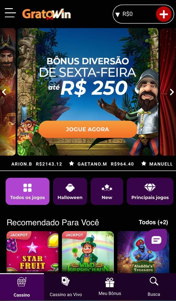 bonus por cadastro